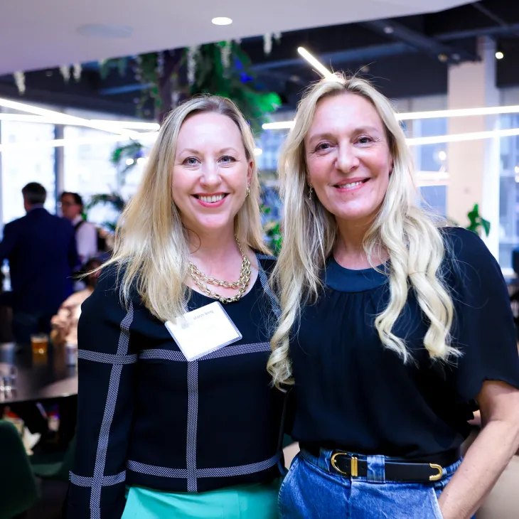 Two members at a Storm King evening event