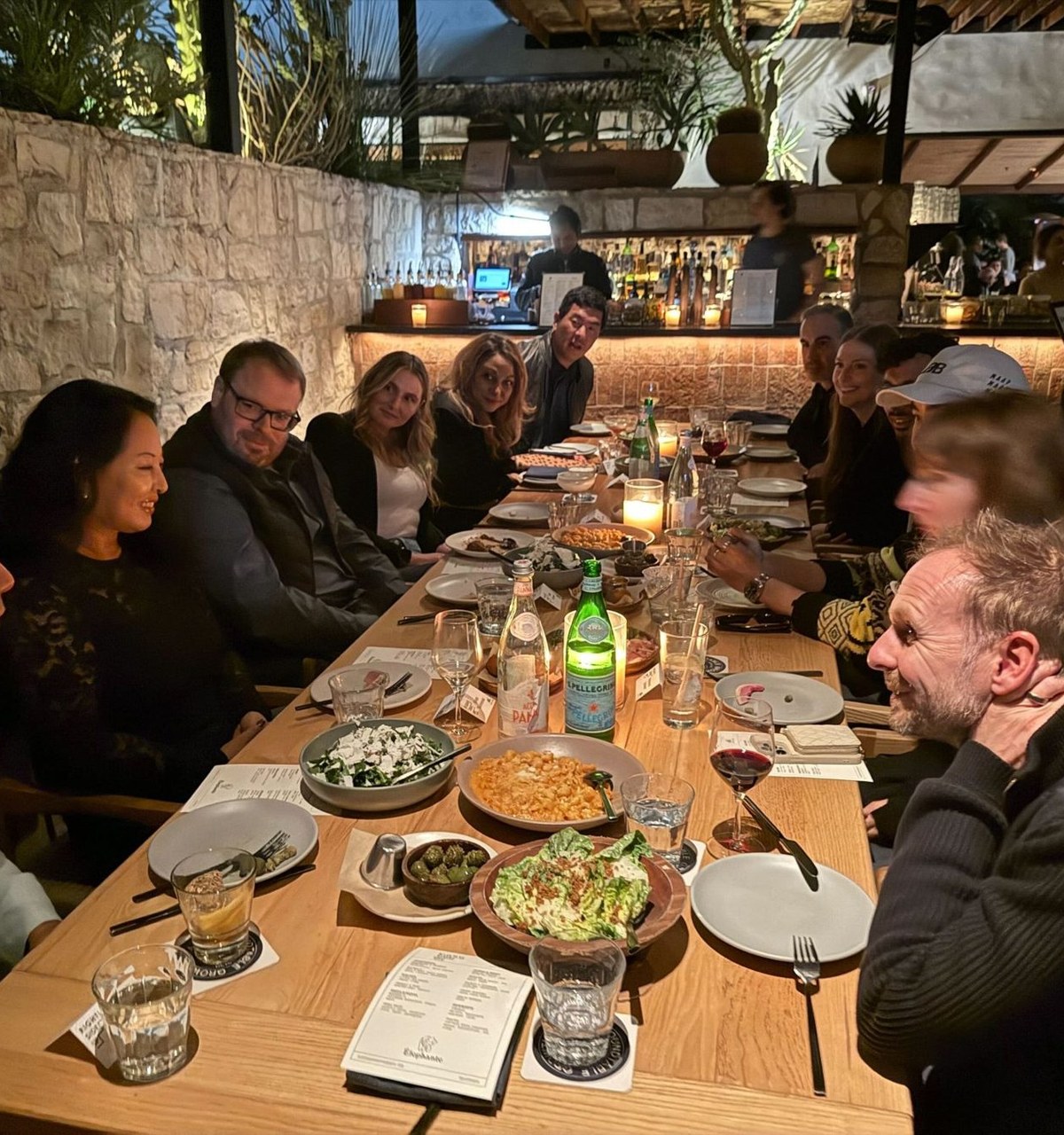 Members in a small-group conversation