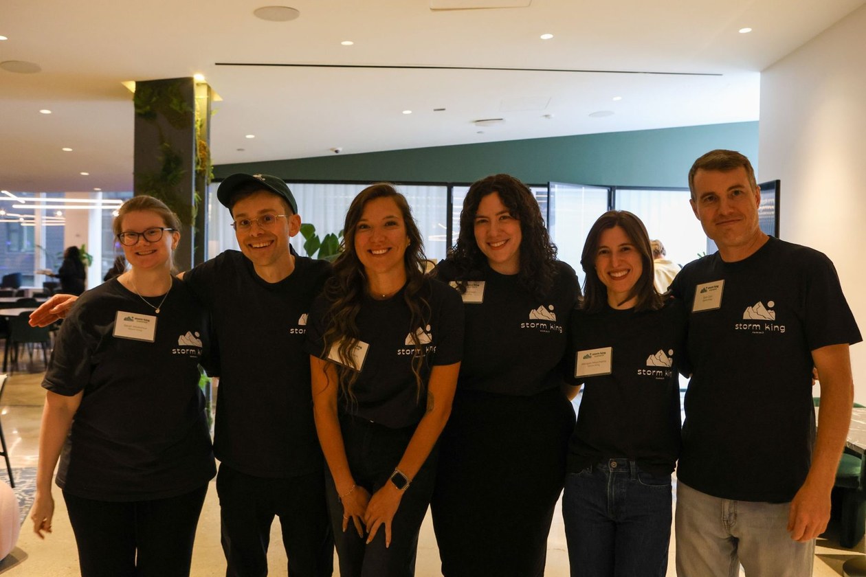 The Storm King team in black Summit t-shirts